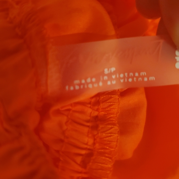 Free People Movement Tropic Sport Jumpsuit One-Piece Size Small Orange NWT - Picture 5 of 7